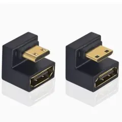 U字型 HDMI オス HDMI メスアダプタ HDMI 延長アダプタ