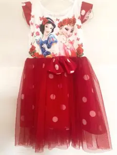 白雪姫とエルサのワンピース