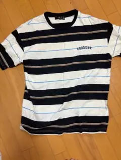 ストライプTシャツ 半袖 コットン混紡