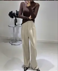 タックワイドパンツ　３枚まとめて♡