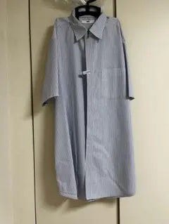 UNIQLO ストライプ 半袖シャツ Lサイズ