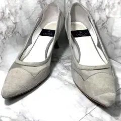 ☆お買い得 LANVIN パンプス 24cm グレー