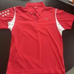 プーマ　ゴルフ ポロシャツ　Puma 赤