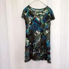 ジョルジュレッシュ トップス カットソー Tシャツ ロング グリーン S 春夏