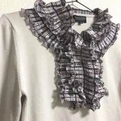 ランバンコレクション 長袖ニット トップス カットソー シルク レーヨン 38