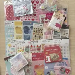 文具まとめ売④ 27点　メモ帳　シール　文房具