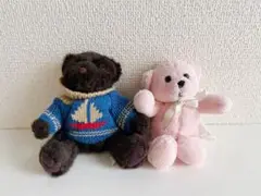 くま ぬいぐるみ 2匹セット