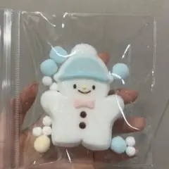 もこもこ雪だるま 手作りスクイーズ