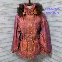 EVANOVA ミズノ スキーウェア スノーウェア ブルゾン 金ボタン L