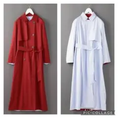 トレンチコート 6(ROKU) REVERSIBLE TRENCH COAT
