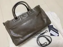 PRADA プラダ トートバッグ ショルダーバック カーキ