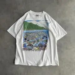 90s オニータ アートプリントTシャツ USA製 シングルステッチ