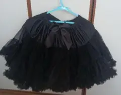 パニエフリル 黒 ロリィタ