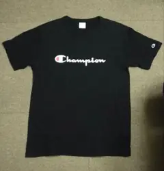 Champion メンズ ブラック Tシャツ / X-LARGE