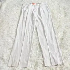 m1075 トミーバハマ⭐︎シルク90%カジュアルパンツ L ゆったり 上品 ラフ