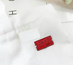 チケット シネマ クーポン ブローチ ピンズ ピンバッジ かわいい