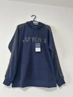 YONEX フード付きスウェット M ネイビー　新品