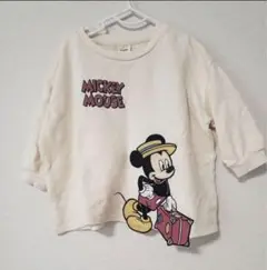 しまむら☆リトシー　長袖ミッキー&ミニートップス　90サイズ　ベビー
