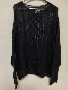 soloist boat neck aran sweater 46