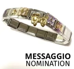 【良品】メッサジオ MESSAGGIO ブレス NARACAMICIE