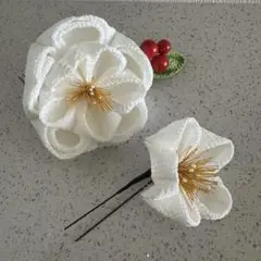 【美品】和装髪飾り　卒業式　梅