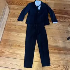 UNIQLO ネイビー スーツ 130サイズ ネクタイ付き