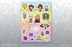 Undertale ちていのなかま　シールセット A 完売品　レア