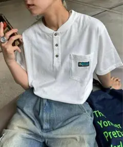 Franklin Climbing ヘンリーネック半袖Tee XLサイズ