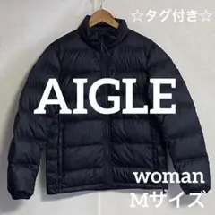 AIGLE エーグル レディース ダウンジャケット ネイビー Mサイズ