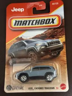 Matchbox Jeep Cherokee Trailhawk ミニカー