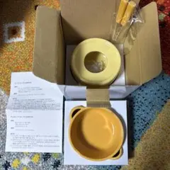 【新品 未使用】チーズ、チョコレートフォンデュセット 取り扱い説明書付き