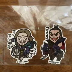 B side label ステッカー キングダム 王騎&騰 /開封済未使用品