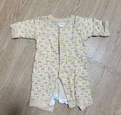【美品】ロンパース （イエロー系クリーム色）70cm