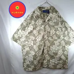 【美品】OP　開襟　ヴィンテージ　オーシャンパシフィック　コットンシャツ