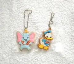 新品未開封☆ ディズニー ダンボ & ドナルド キーホルダー 2点セット