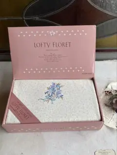 未使用 訳あり ロフテー 花柄 シーツ インテリア 寝具 フラットシーツ