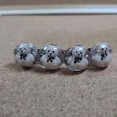 クマのバレッタ