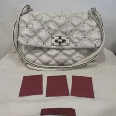 VALENTINO スパイクミー ナッパレザー ショルダーバッグ