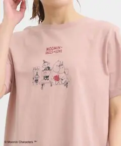 ハニーズ ムーミン Tシャツ チュニック 半袖 ピンク M
