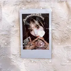 onephon田島櫻子 チェキ サイン入り ピンク衣装