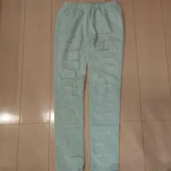 レースダメージ加工パンツ