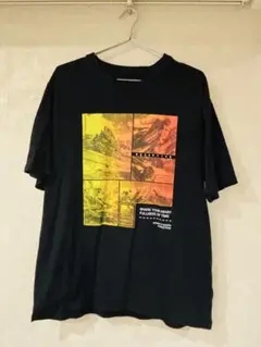 グラフィックプリント Tシャツ 黒