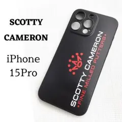 新品　スコッティキャメロン　iPhone15Pro　ケース　ブラック　パター⭕️