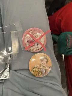 鳴子硫黄　缶バッジ　バト生