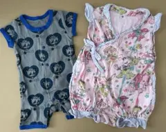 最終値下げ☆グラグラ　半袖ロンパース フリルロンパース　セット売り