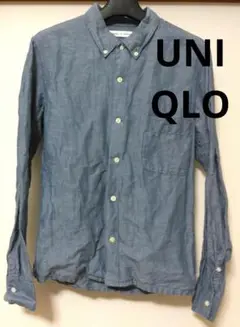 UNIQLO and LEMAIRE 綿麻混 長袖シャツ S ライトブルー