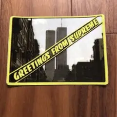 SUPREME GREETINGS ステッカー　最安値
