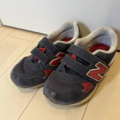 New Balance キッズスニーカー ネイビー/レッド17cm