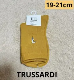 TRUSSARDI 靴下 マスタード色 19-21cm