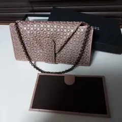 美品 HAYASHI HIROKO ハヤシヒロコ ジラソーレ チェーンウォレット